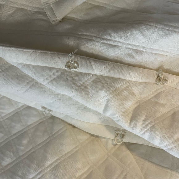 J.Crew Jacket Quilted Ivory Collarless Blazer Plus Women’s XL Spring Blazer - Picture 10 of 12